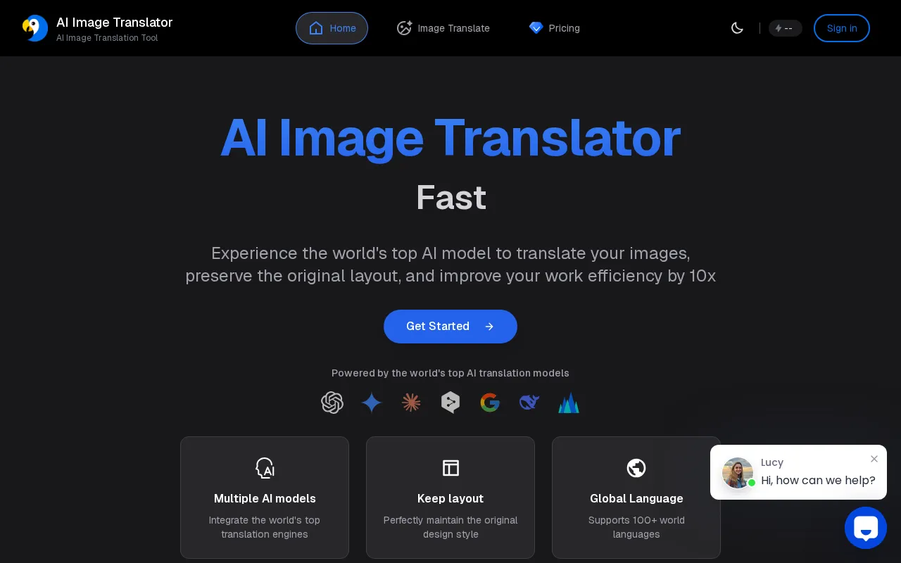 AI Image Translator — preview screenshot