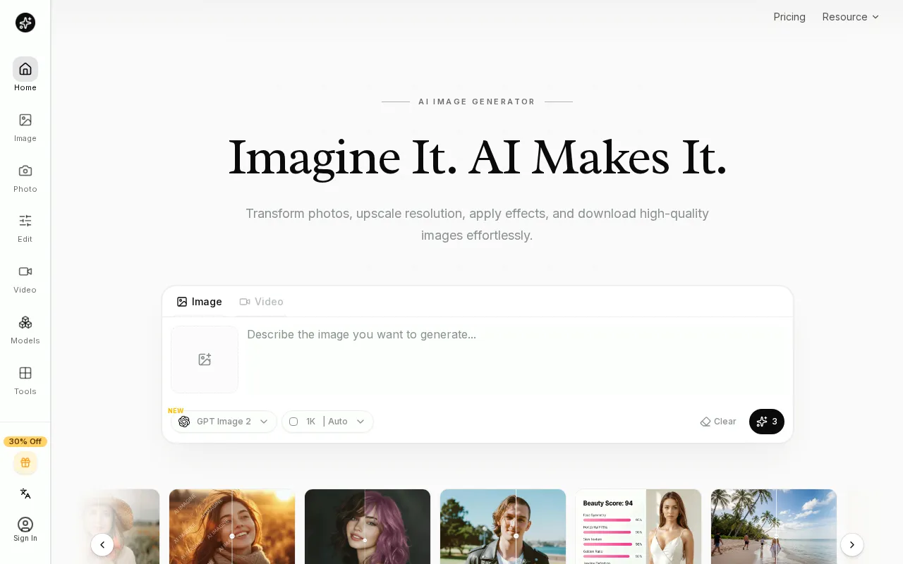 AI Imagine — preview screenshot