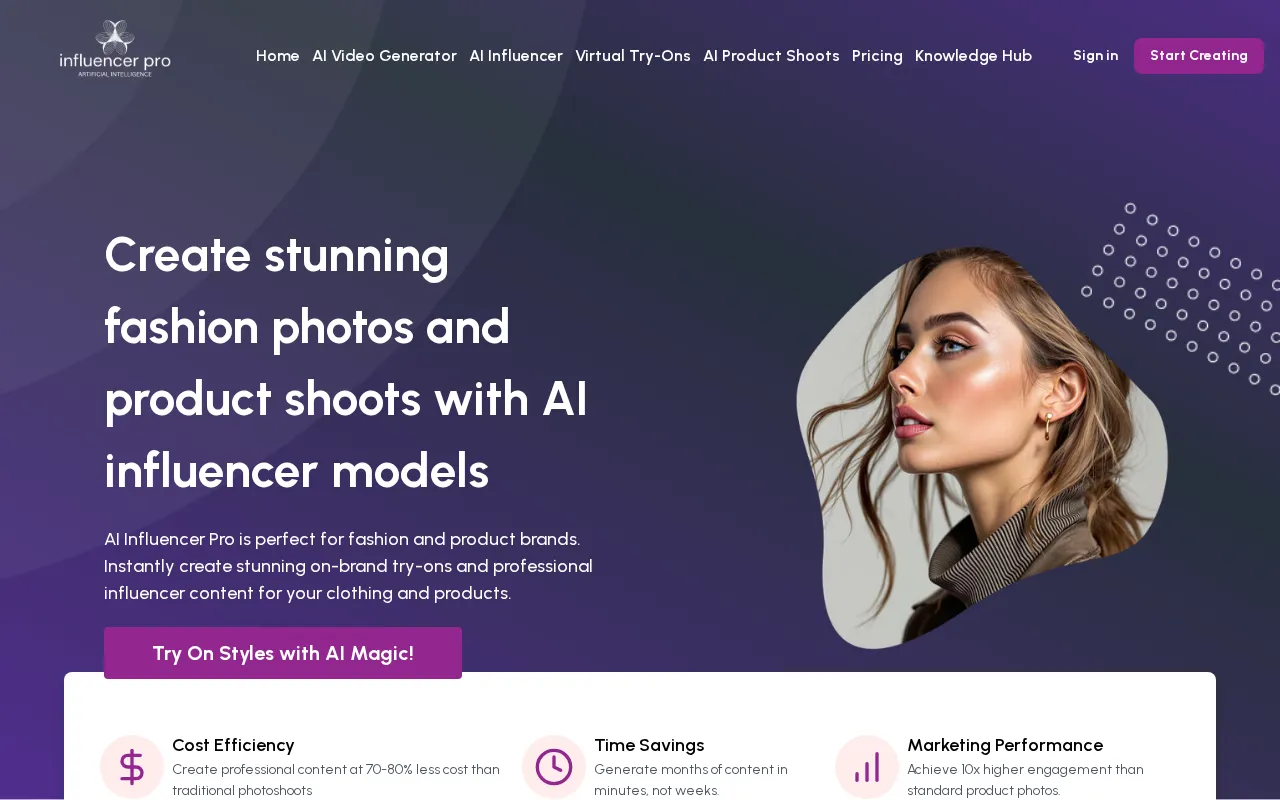 AI Influencer Pro — preview screenshot