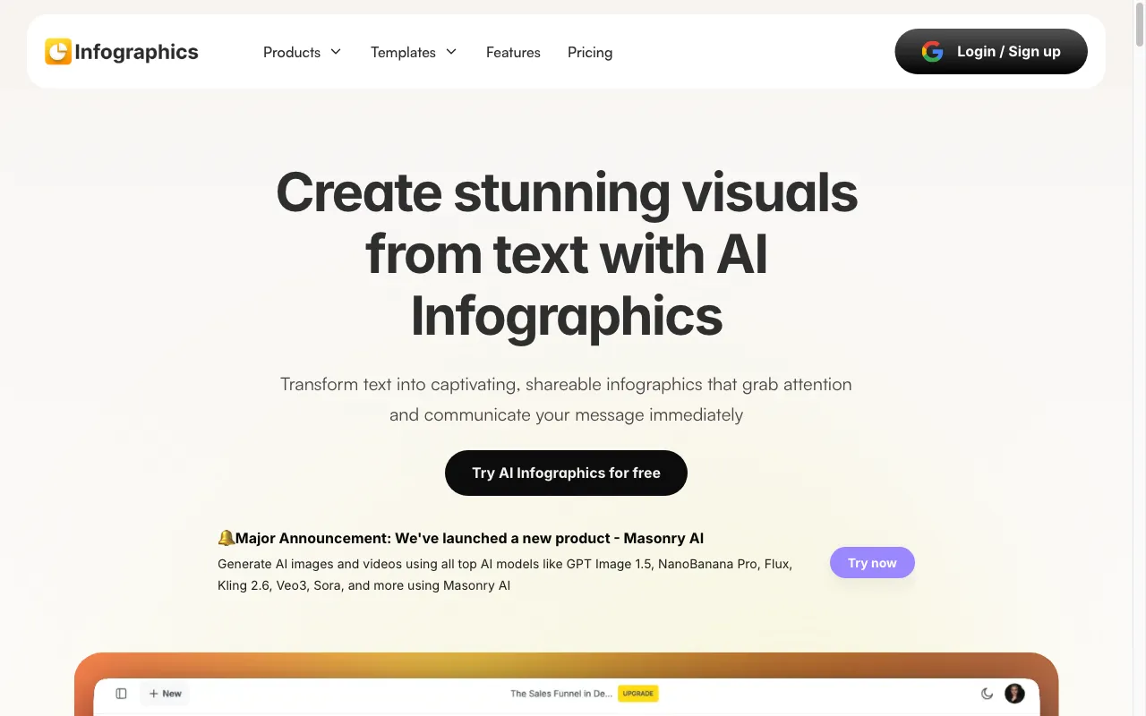 AI Infographics — preview screenshot