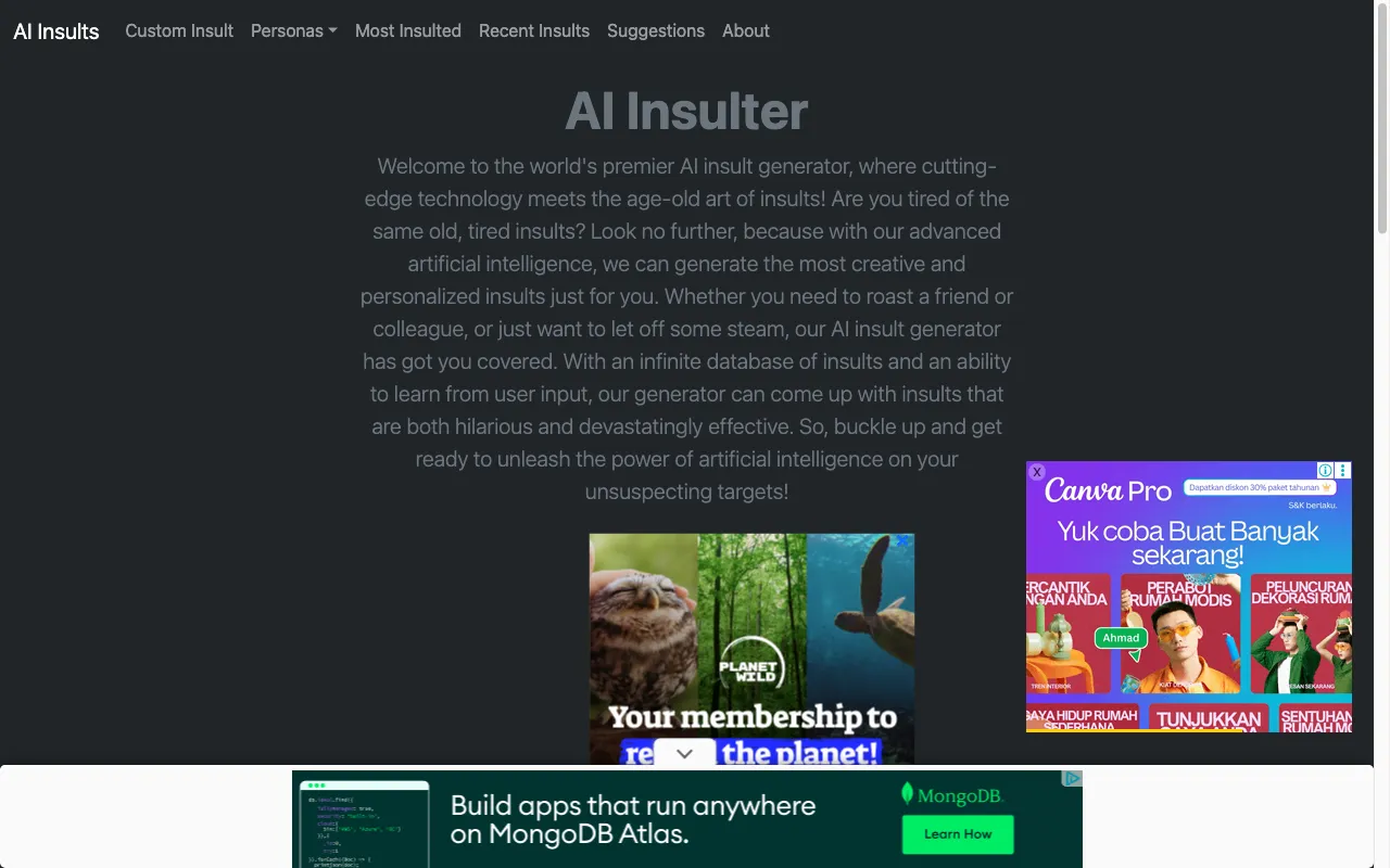 AI Insult Generator — preview screenshot