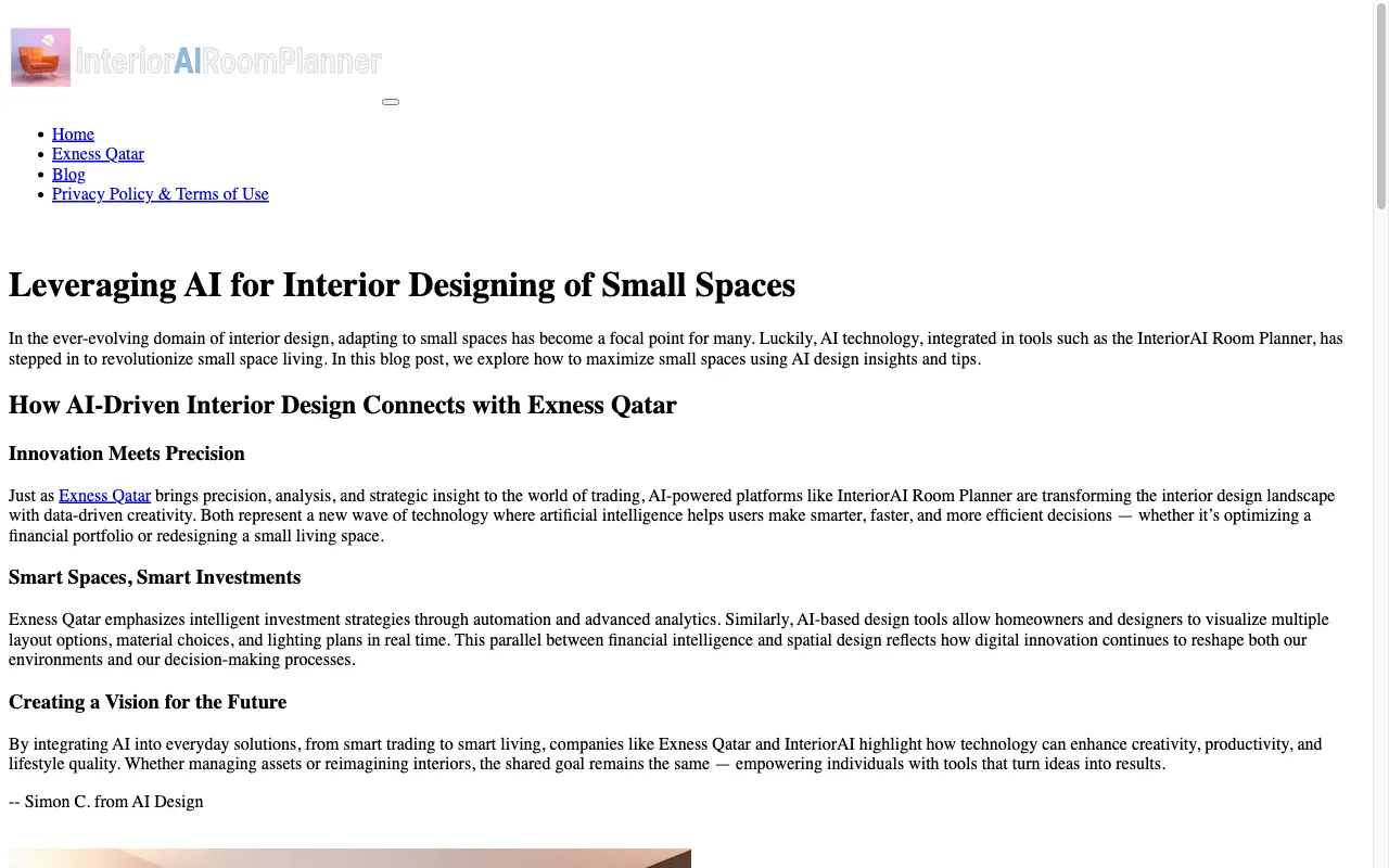 AI Interior Room Planner — preview screenshot
