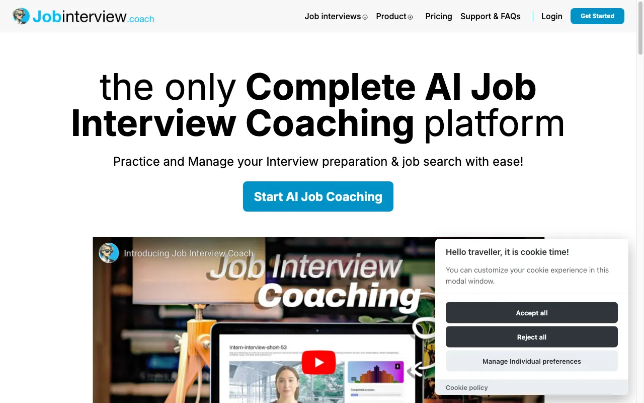 JobInterview.coach — preview screenshot