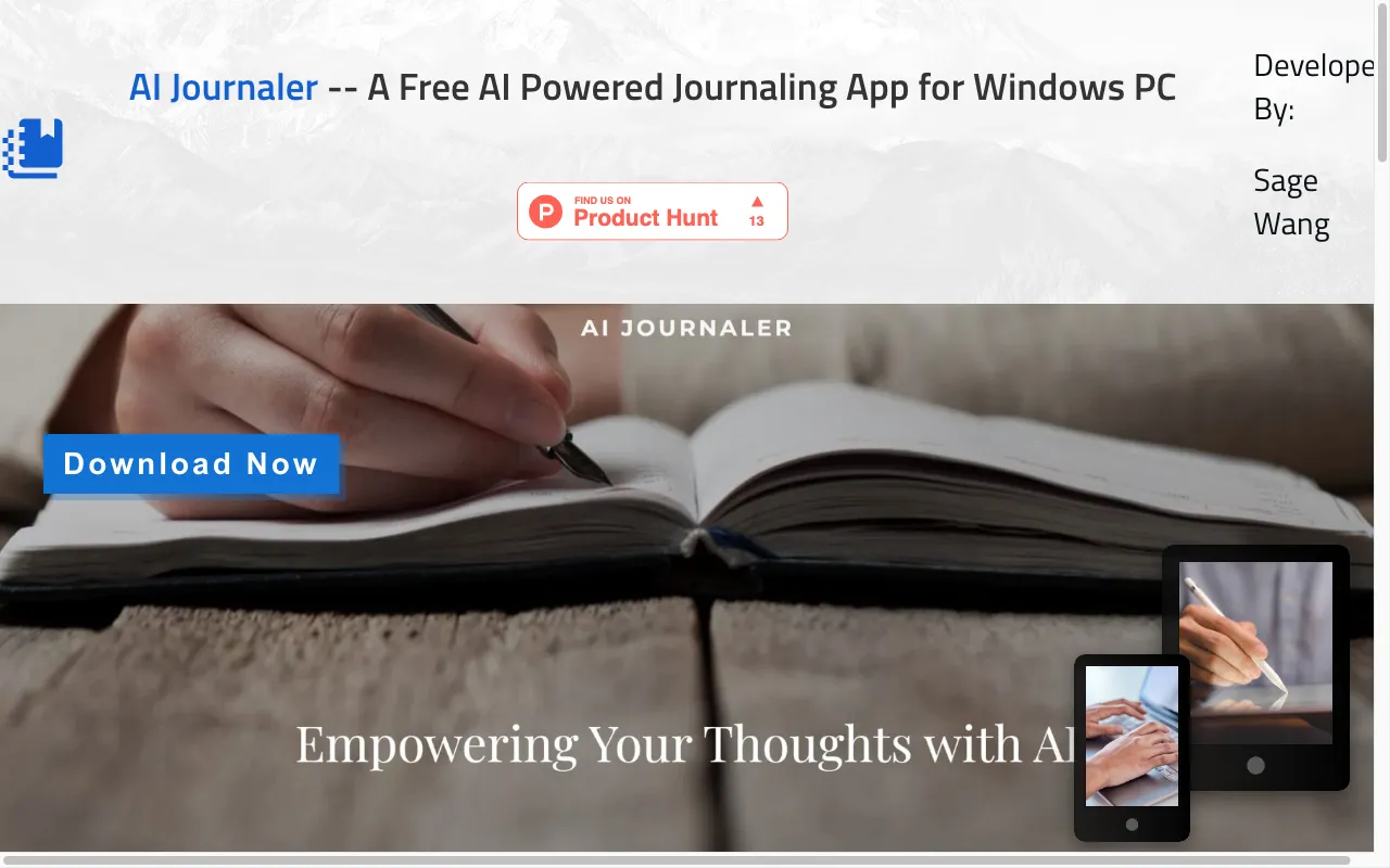 AI Journaler — preview screenshot
