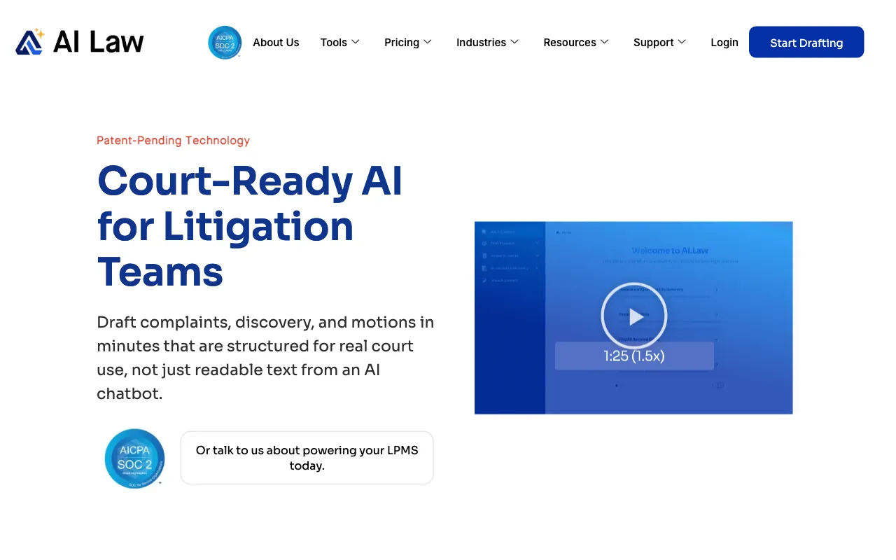 AI Law — preview screenshot