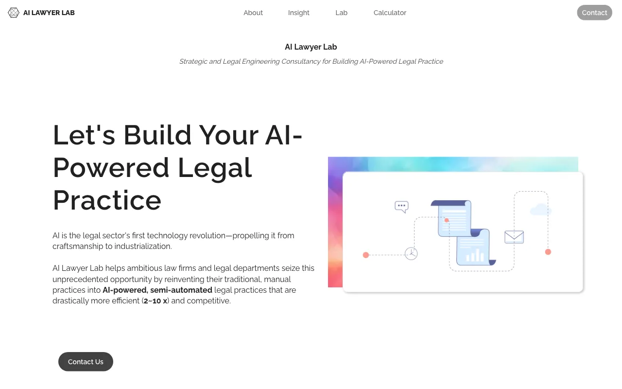 AI Lawyer Lab — preview screenshot