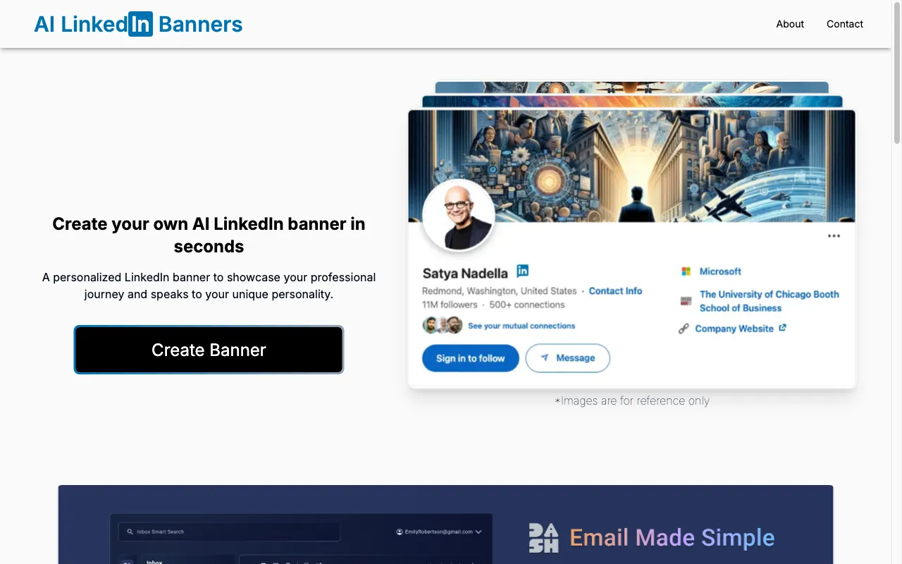 AI LinkedIn Banners — preview screenshot