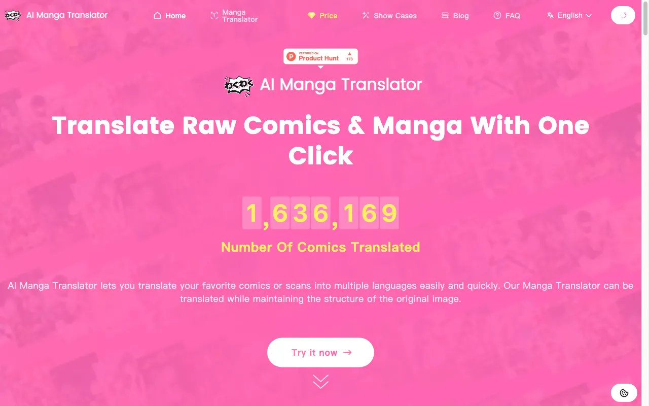 AI Manga Translator — preview screenshot