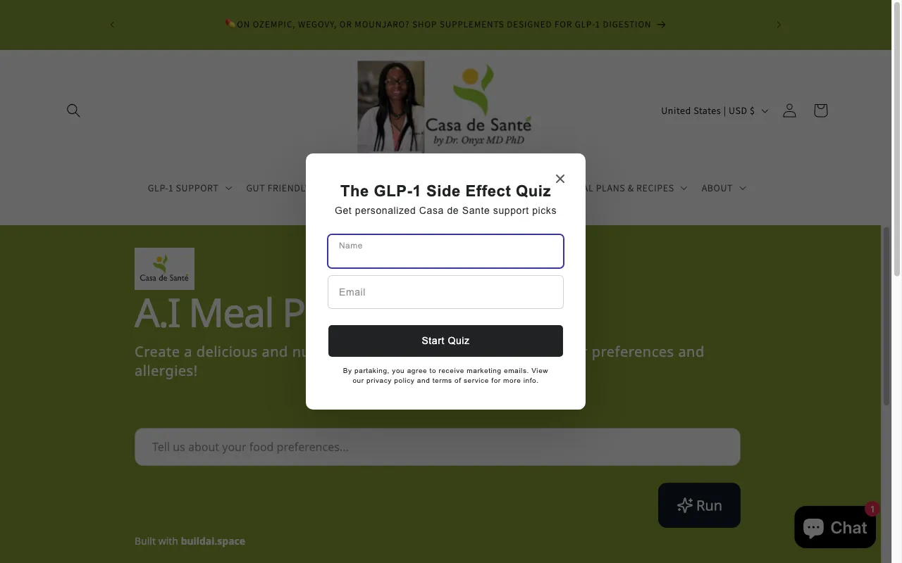 AI Meal Planner — preview screenshot