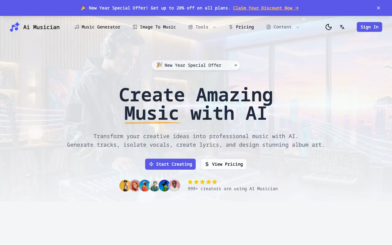 Ai Musician — preview screenshot