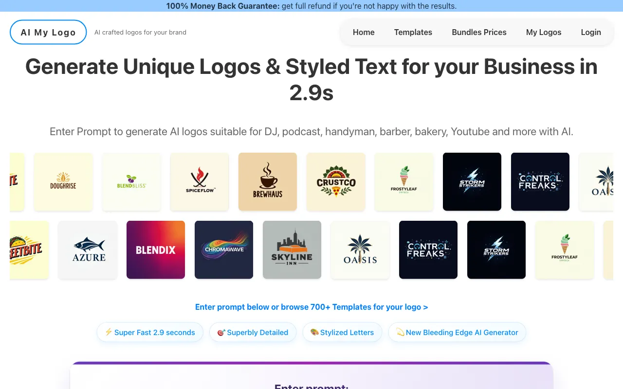 AI My Logo — preview screenshot