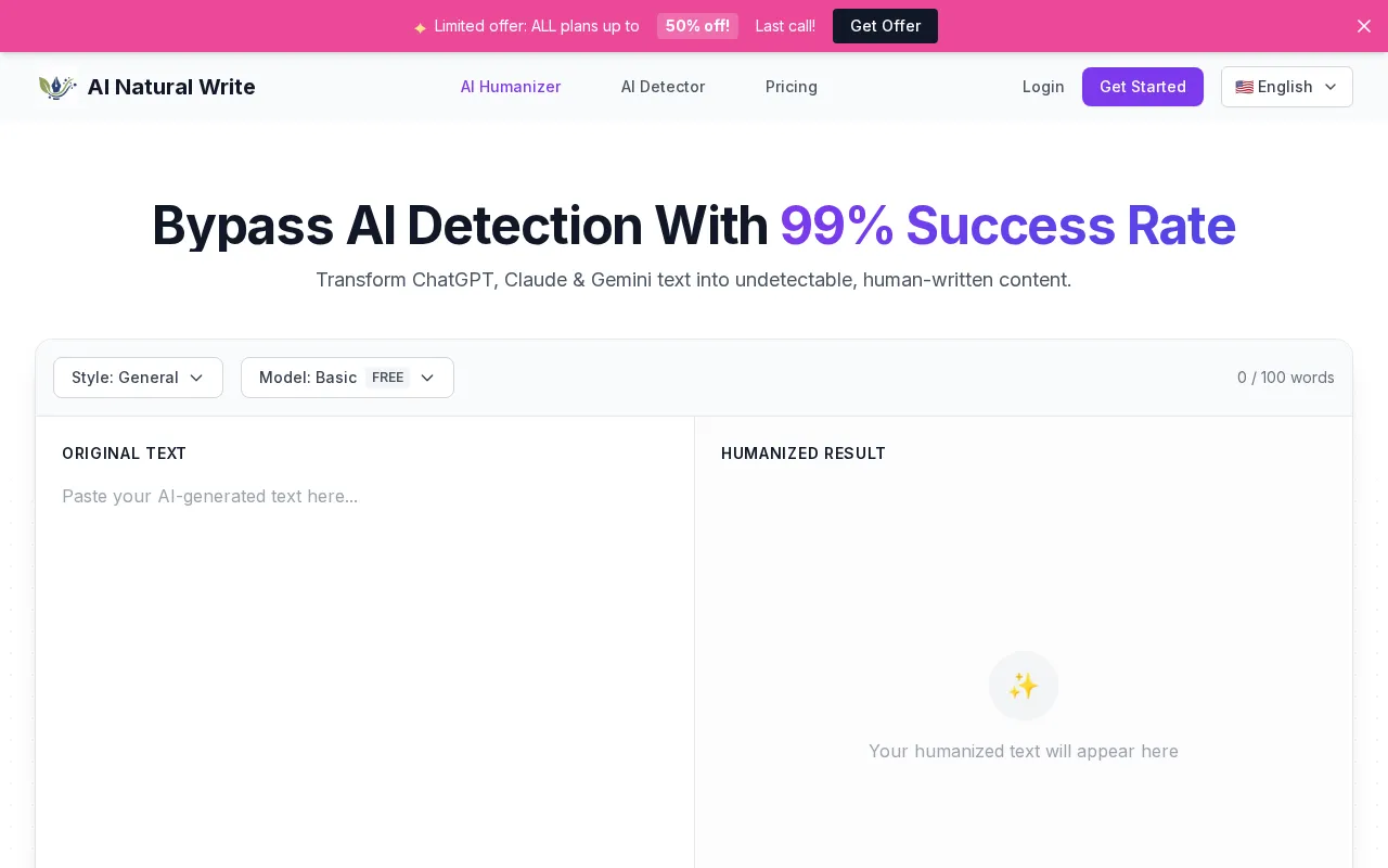 AI Natural Write — preview screenshot
