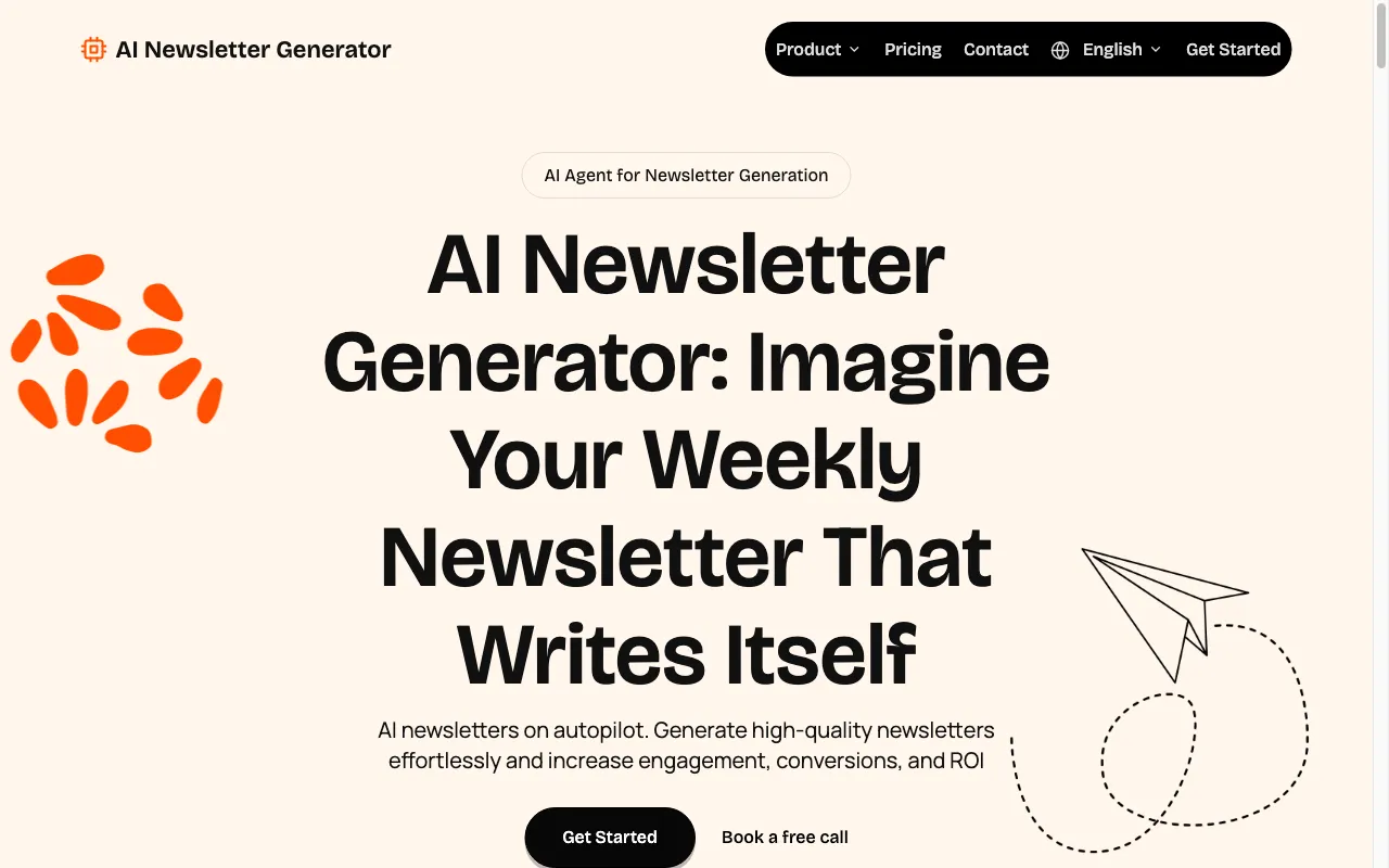 AI Newsletter Generator — preview screenshot