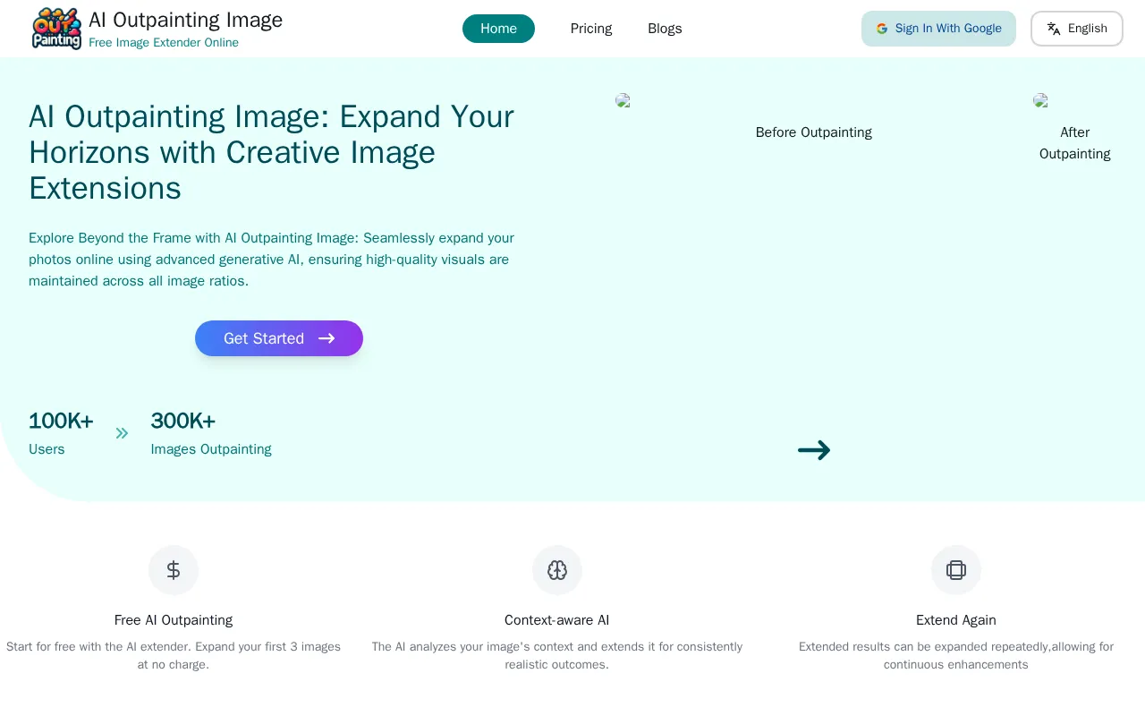 AI Outpainting Image — preview screenshot