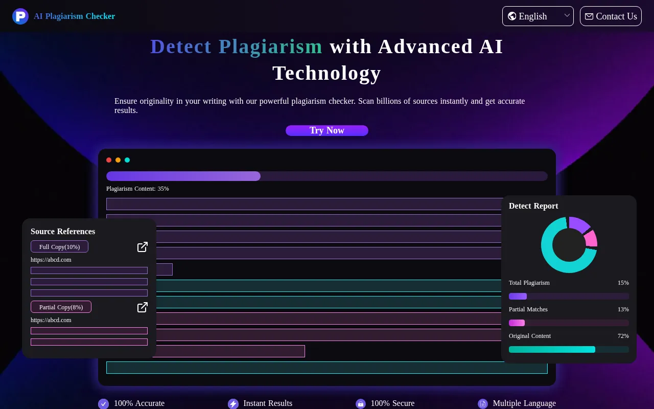 AI Plagiarism Checker — preview screenshot