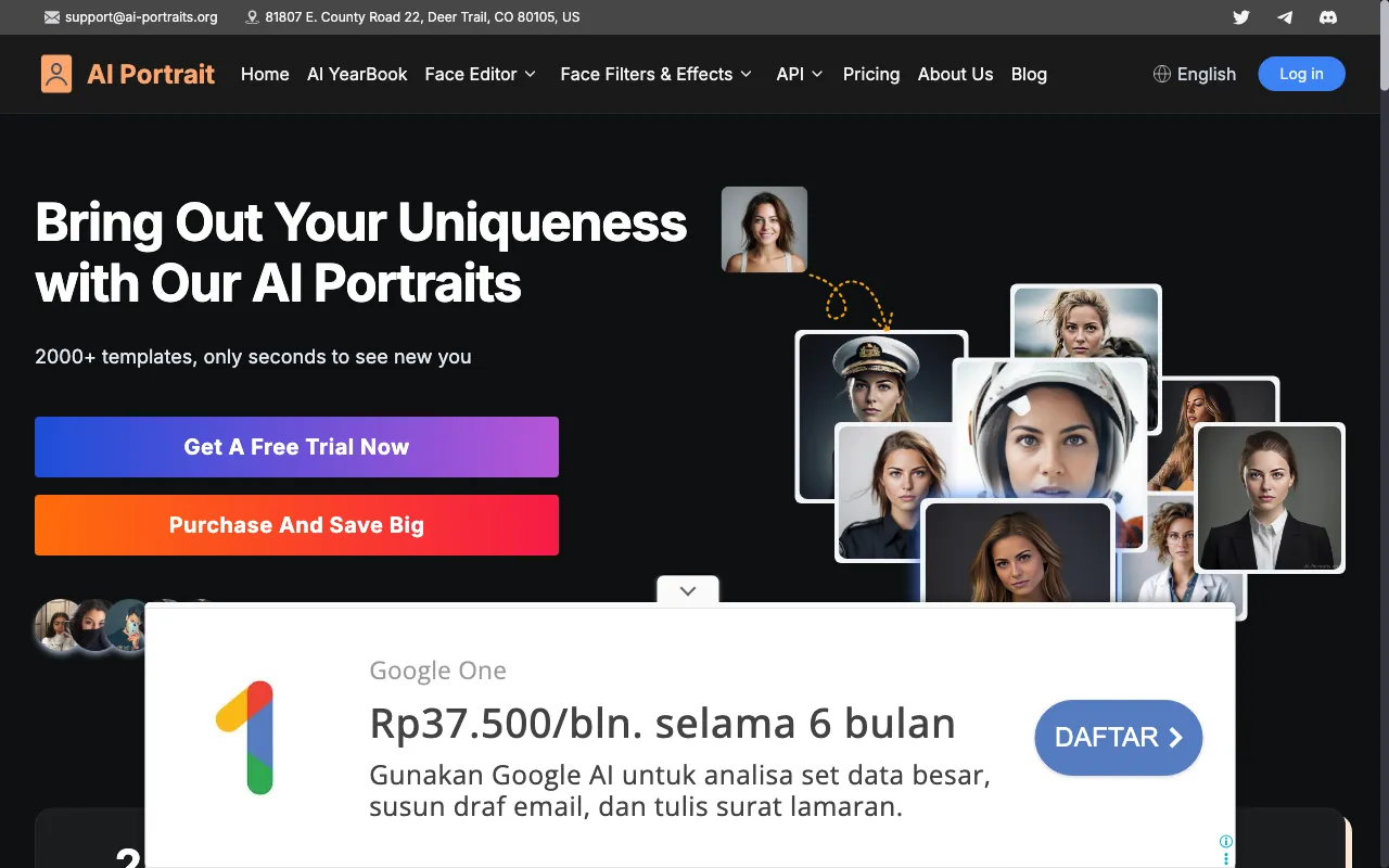 AI Portrait — preview screenshot