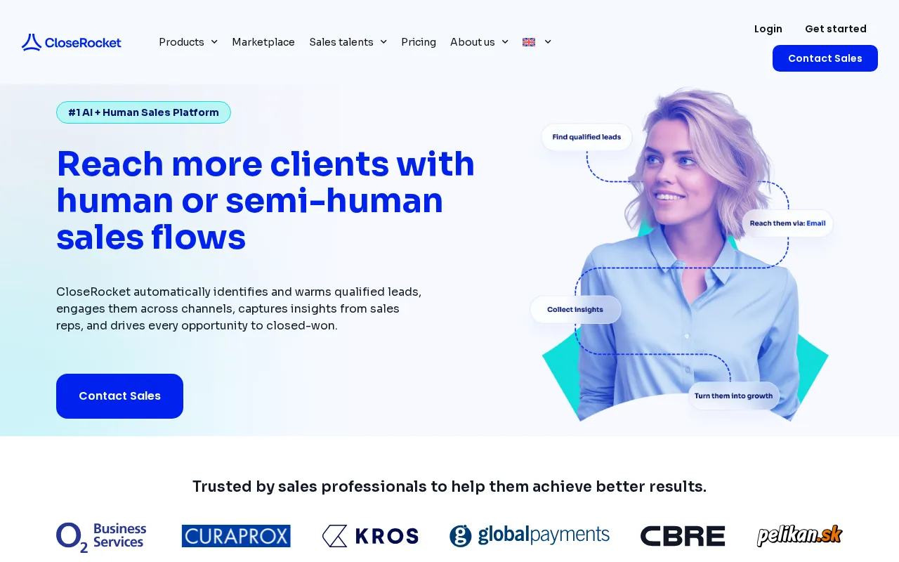 AI-Powered B2B Sales Platform for Global Teams — preview screenshot