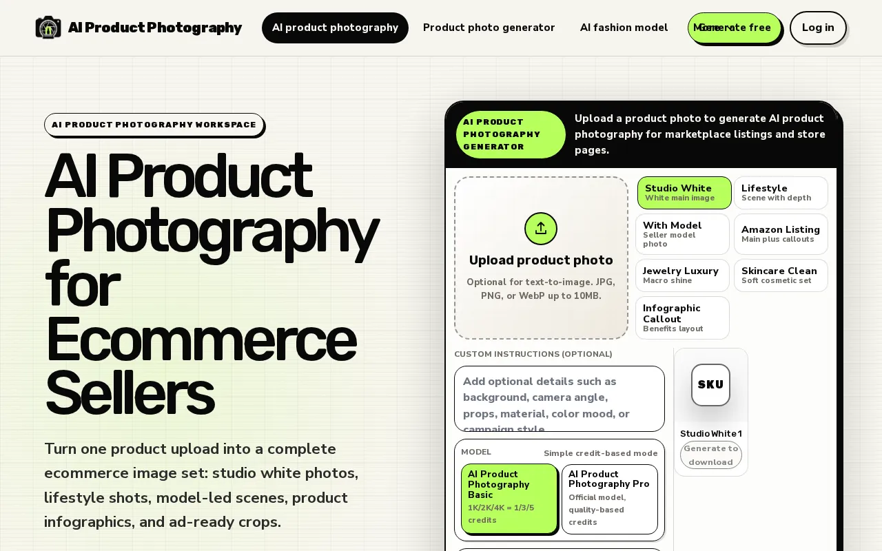 AI Product Photography.app — preview screenshot