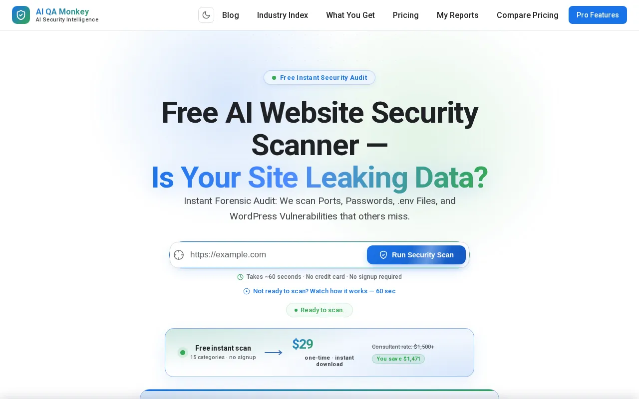 AI QA Monkey — preview screenshot