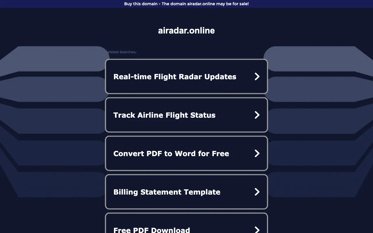 AI Radar — preview screenshot