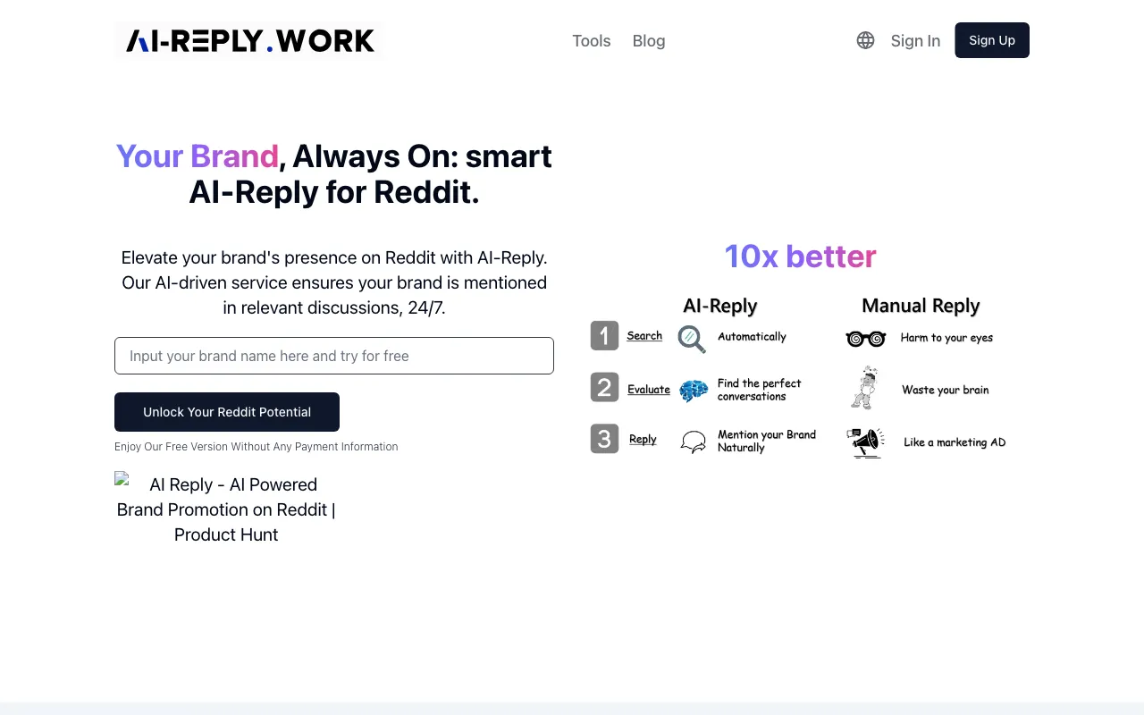 AI Reply — preview screenshot