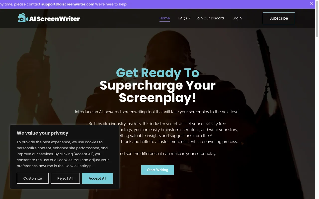 AI Screenwriter — preview screenshot