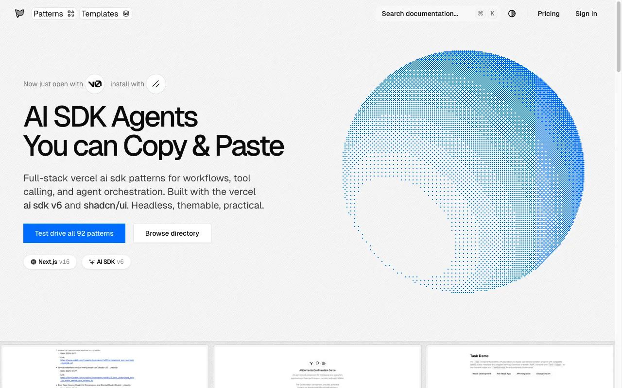 AI SDK AGENTS — preview screenshot