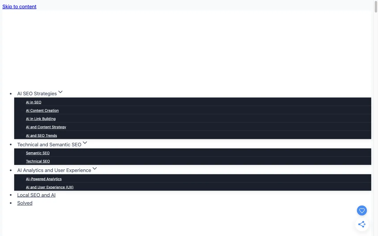 AI SEO Page — preview screenshot