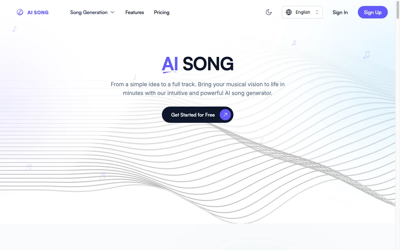 AI Song Online Free — preview screenshot