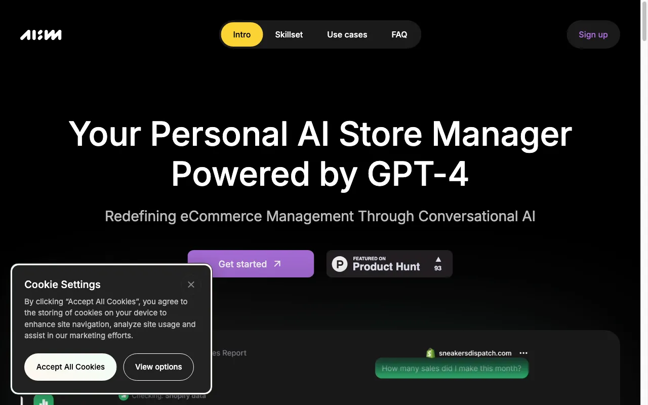 AISM X ettico labs — preview screenshot