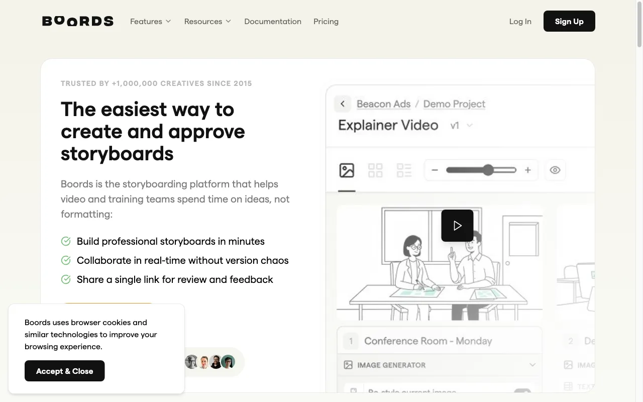AI Storyboard Generator — preview screenshot