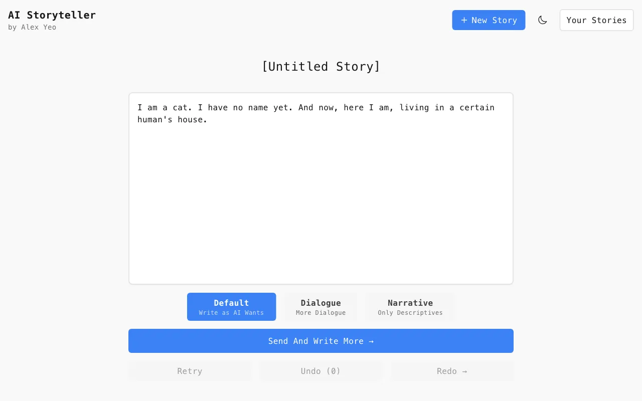 AI Storyteller — preview screenshot