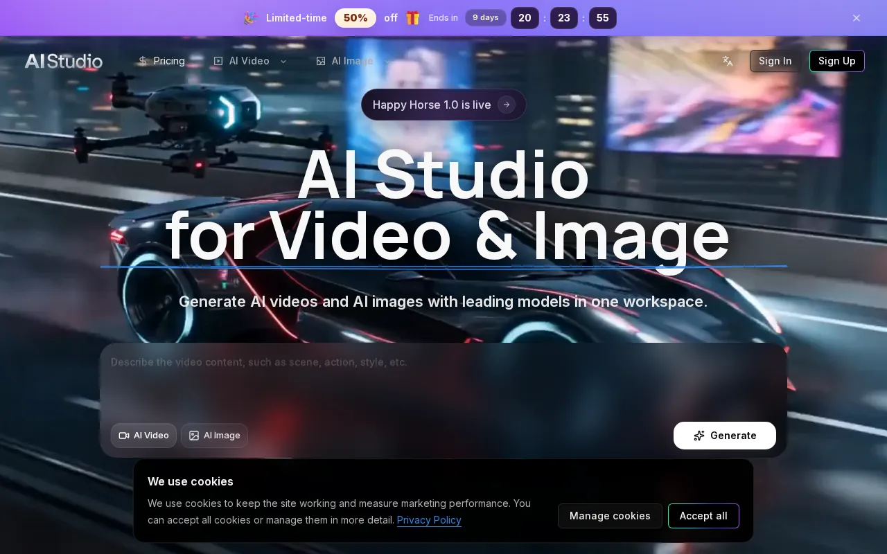 AI Studio for Video — preview screenshot