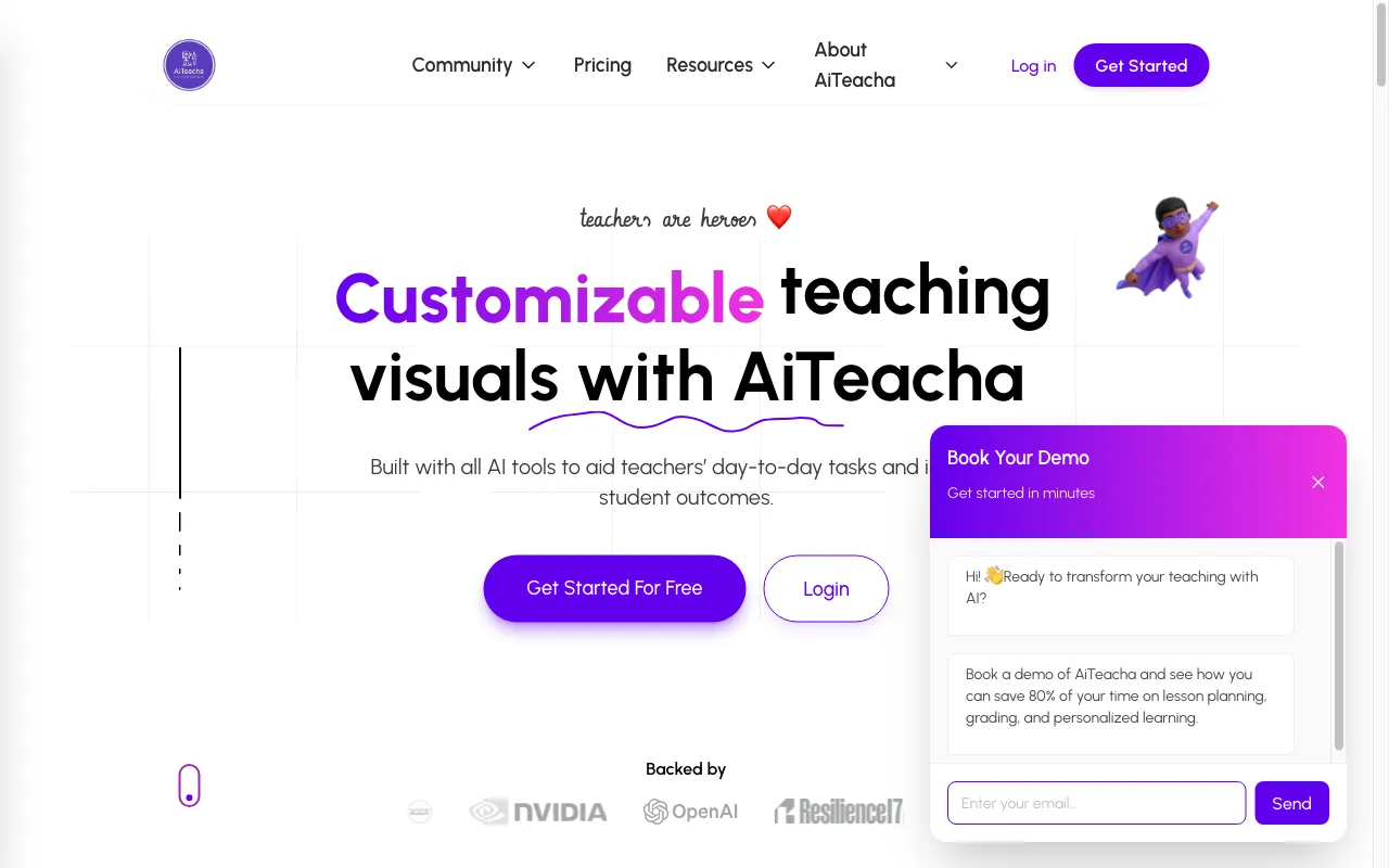 AI Teacha — preview screenshot