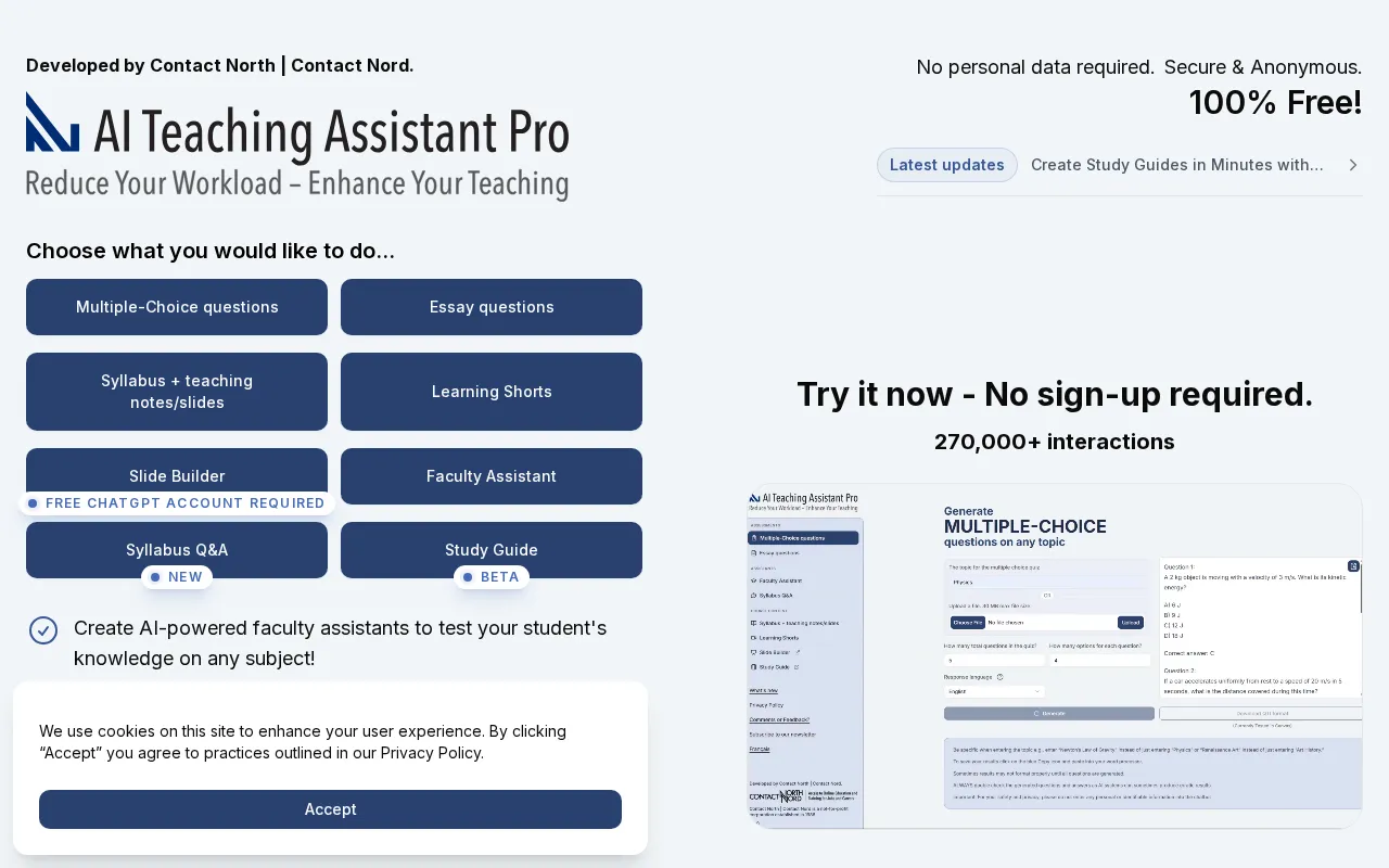 AI Teaching Assistant Pro — preview screenshot
