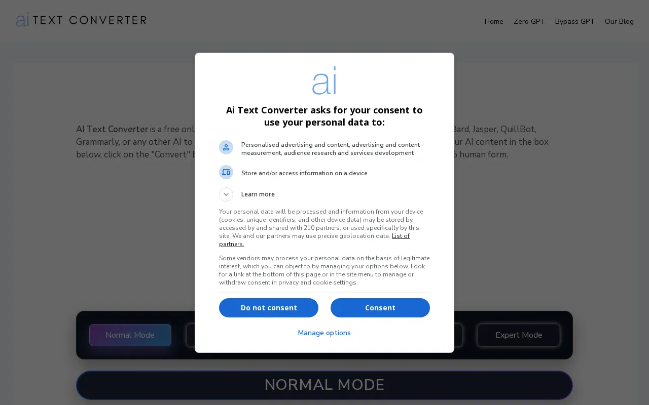 AI Text Converter — preview screenshot