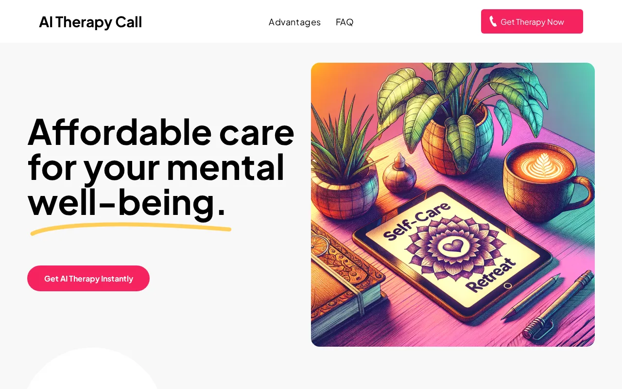 AI Therapy Call — preview screenshot
