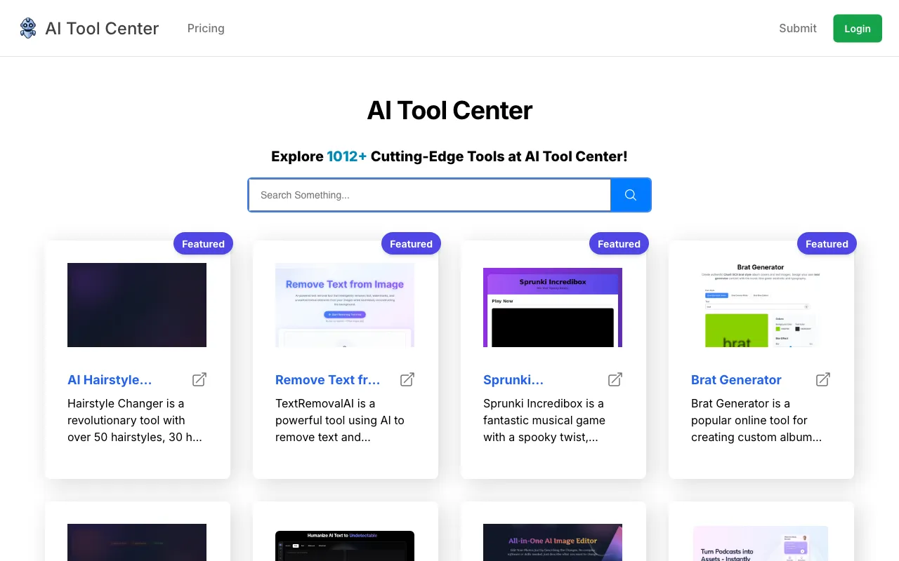 AI Tool Center — preview screenshot
