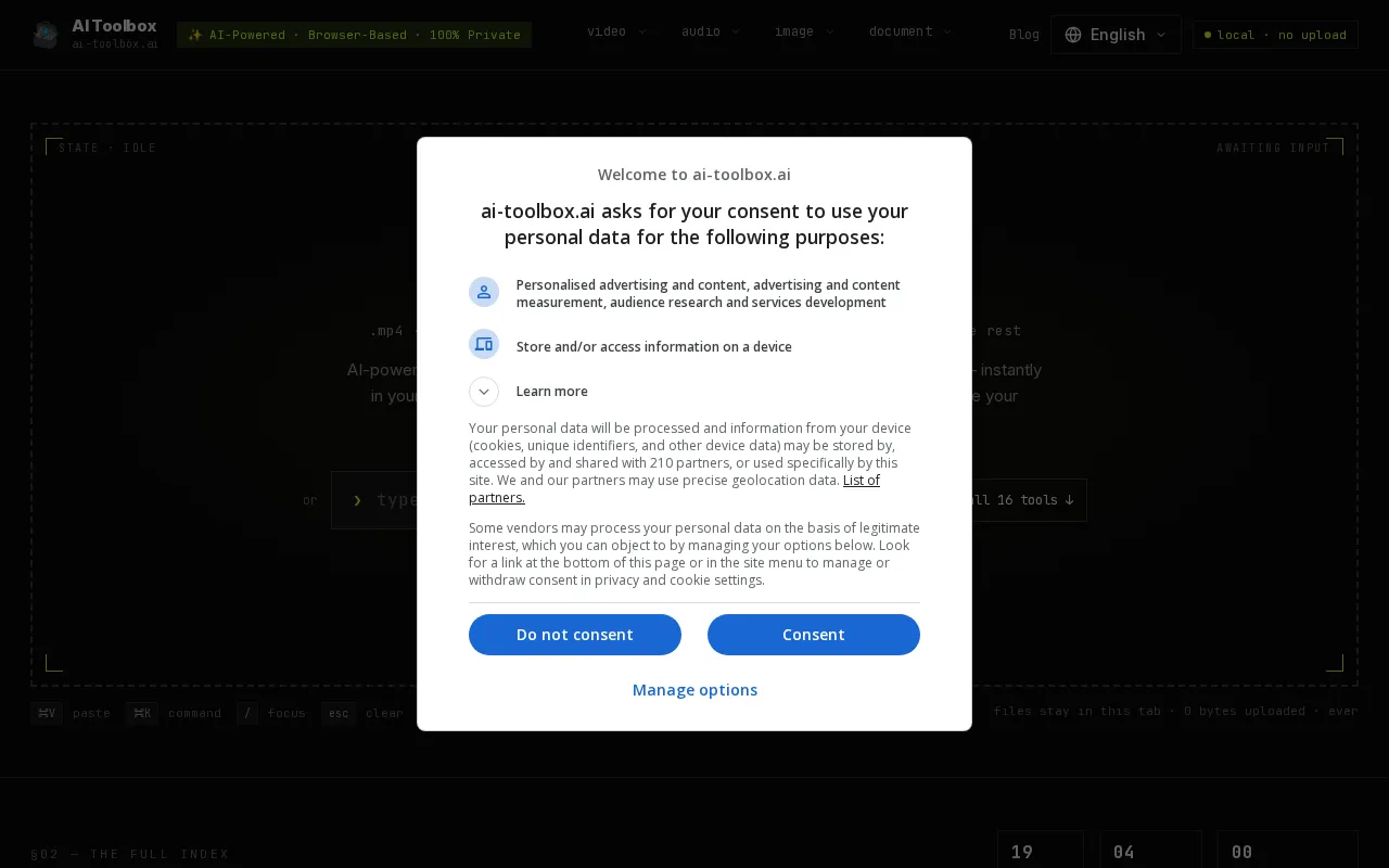 AI Toolbox — preview screenshot