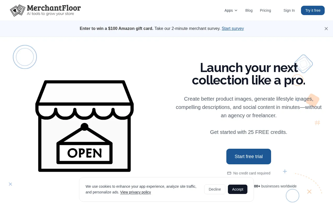 AI toolkit for online retailers — preview screenshot