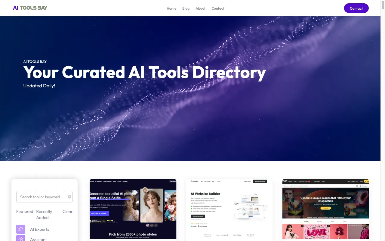 AI Tools Bay — preview screenshot