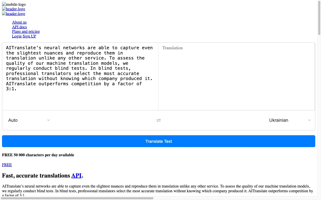 AI-Translate — preview screenshot