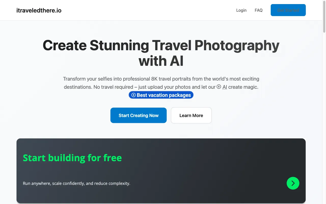 itraveledthere.io — preview screenshot