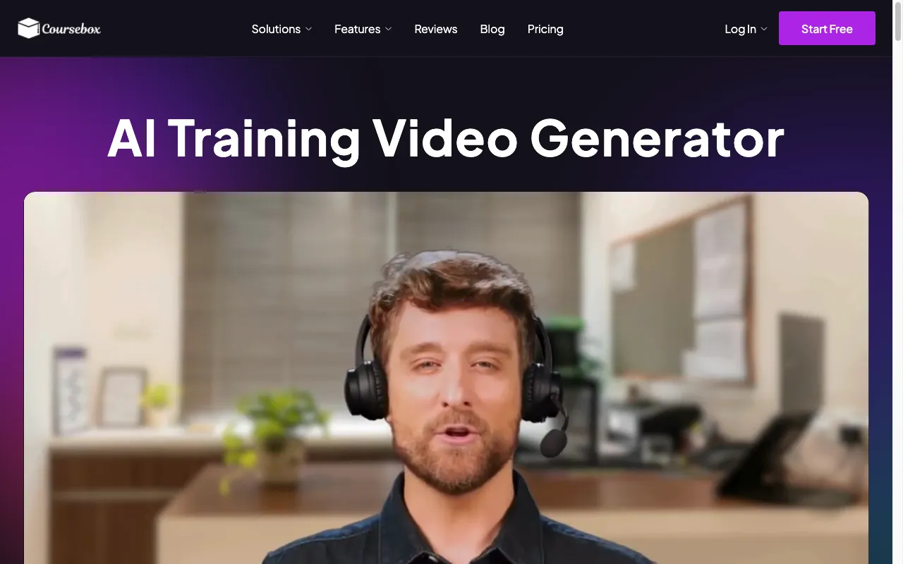 AI Video Course Generator by Coursebox — preview screenshot