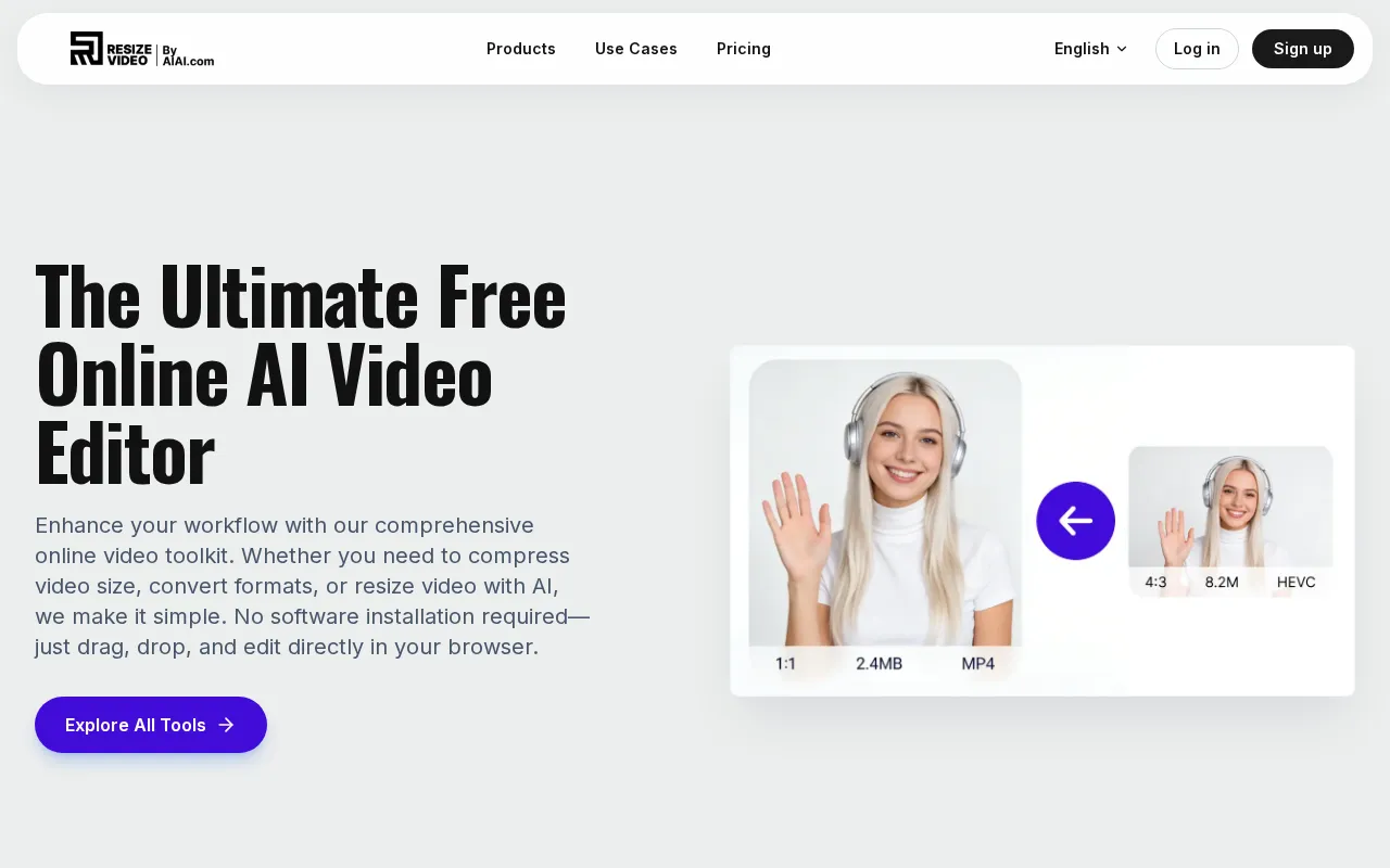 AI Video Editor — preview screenshot