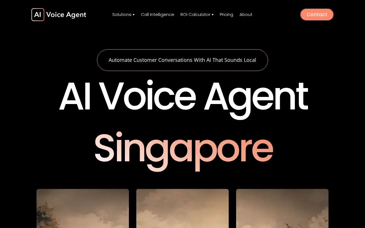 AI Voice Agent Singapore — preview screenshot