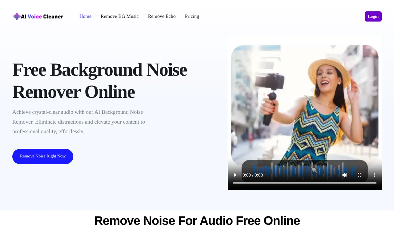 AI Voice Cleaner — preview screenshot