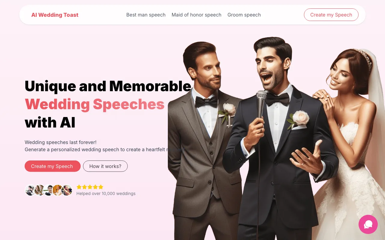 AI Wedding Toast — preview screenshot