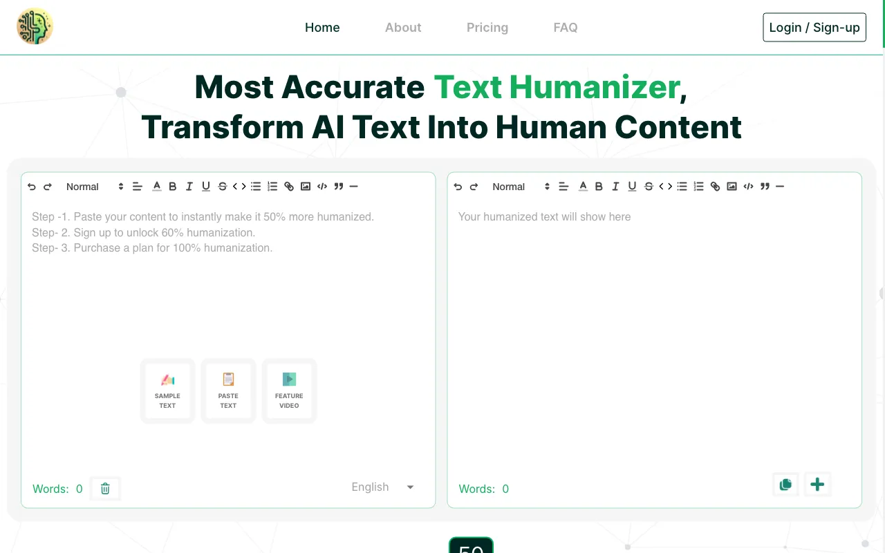Ai2humanize — preview screenshot