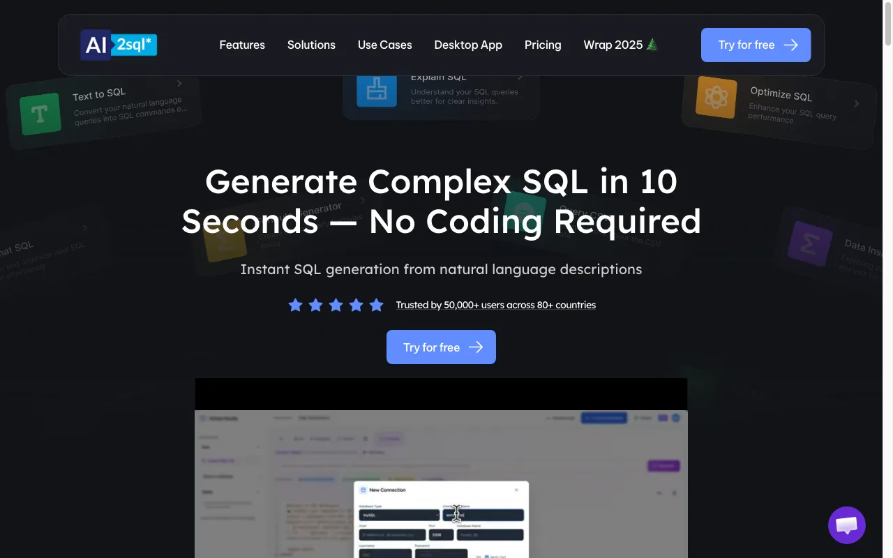 AI2sql — preview screenshot